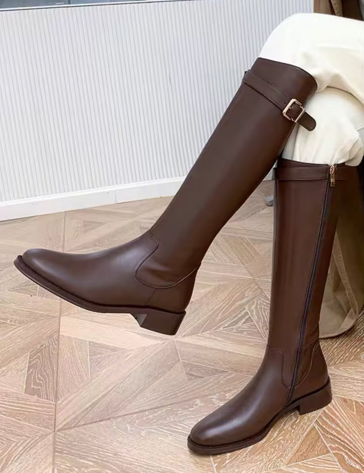 slim calf boots